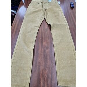 Old Navy Mens Slim Corduroy Pants 31x34 Brown Built In Flex Stretch NWT Casual